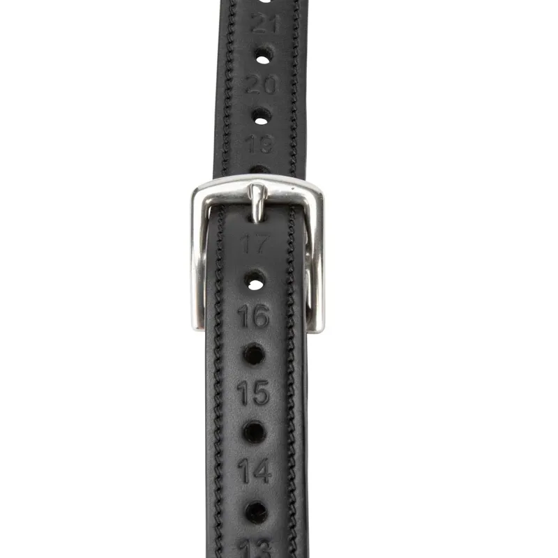 Velociti Lusso Non Stretch Stirrup Leathers - Black-3