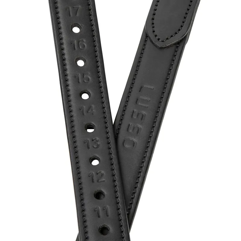 Velociti Lusso Non Stretch Stirrup Leathers - Black-2