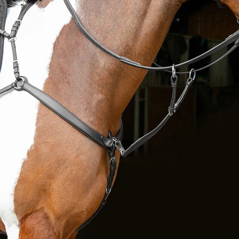 Velociti RAPIDA Ergonomic Five Point Breastplate - Black