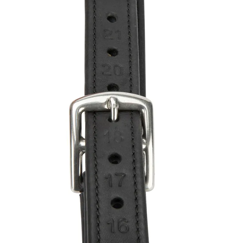 Velociti Lusso Wrapped Stirrup Leathers - Black-3
