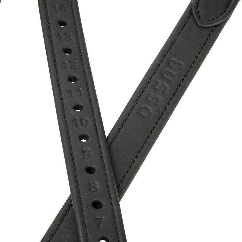 Velociti Lusso Wrapped Stirrup Leathers - Black-2