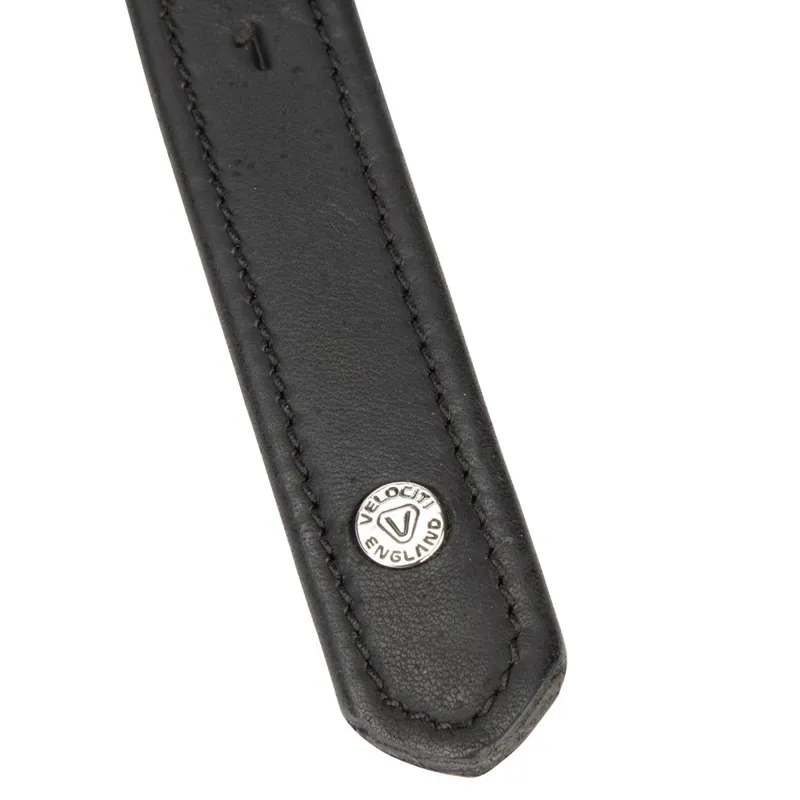 Velociti Lusso Wrapped Stirrup Leathers - Black-1