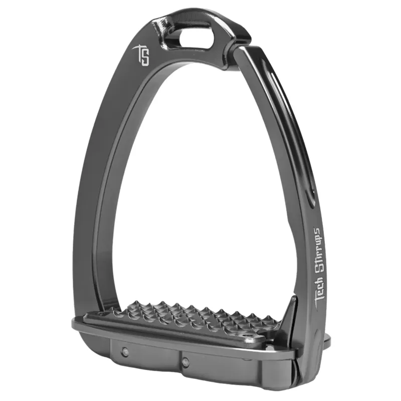 Tech Venice Evo Safety Stirrups - Titanium / Titanium