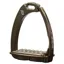 Tech Venice Sloped M Medium Safety Stirrups - Brown/Brown