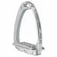 Tech Venice Swarovski Dressage Sloped Stirrups - Silver/Crystal