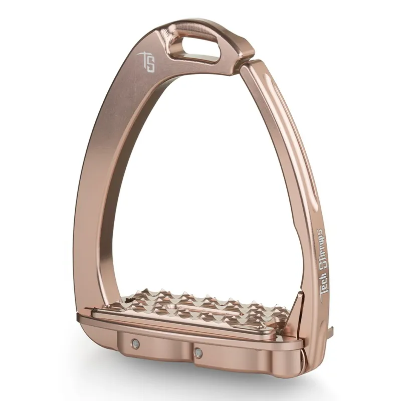 Tech Venice Evo Safety Stirrups - Rose Gold/Rose Gold