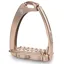 Tech Venice Sloped M Safety Stirrups-Rose Gold/Rose Gold
