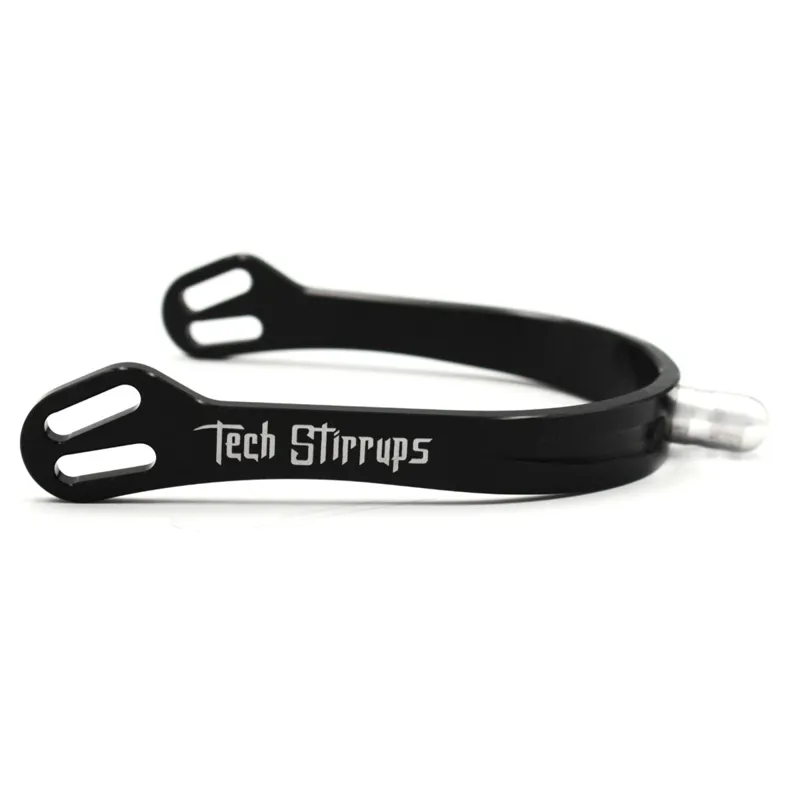 Tech Stirrups Verona Short Spurs - Black