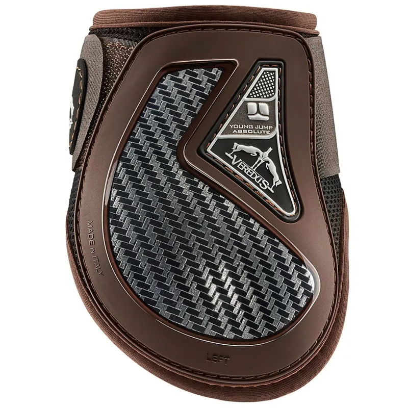 Veredus Carbon Gel Absolute Young Jump Fetlock Boots - Brown