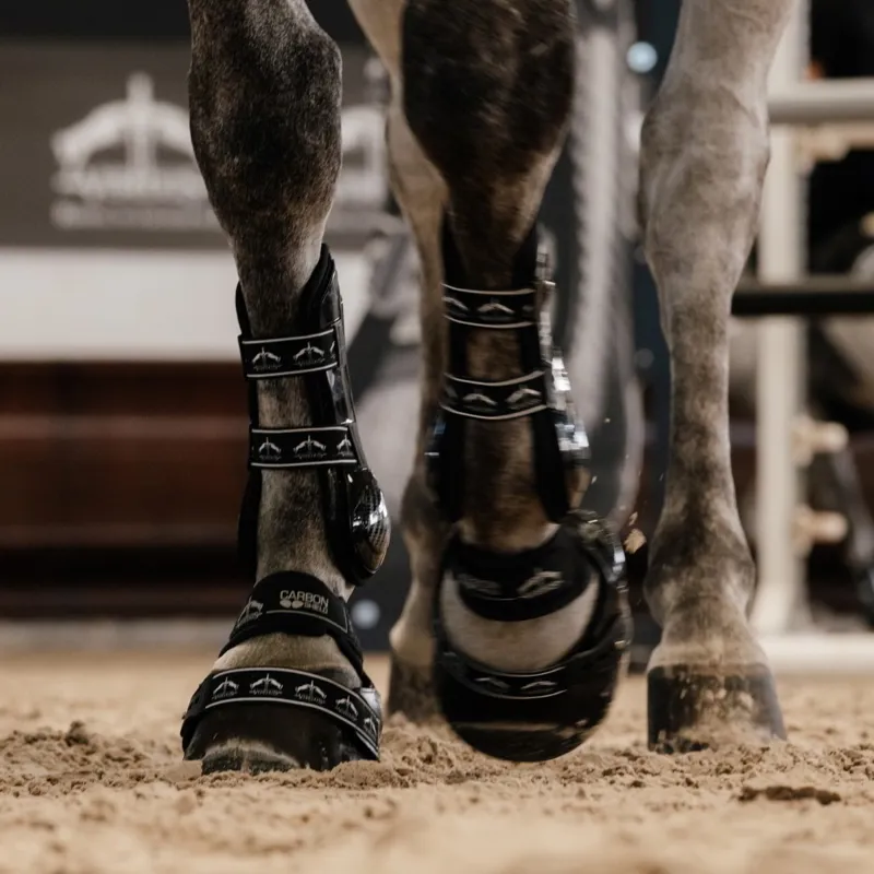 Veredus Carbon Gel Absolute Front Tendon Boots - Black-7