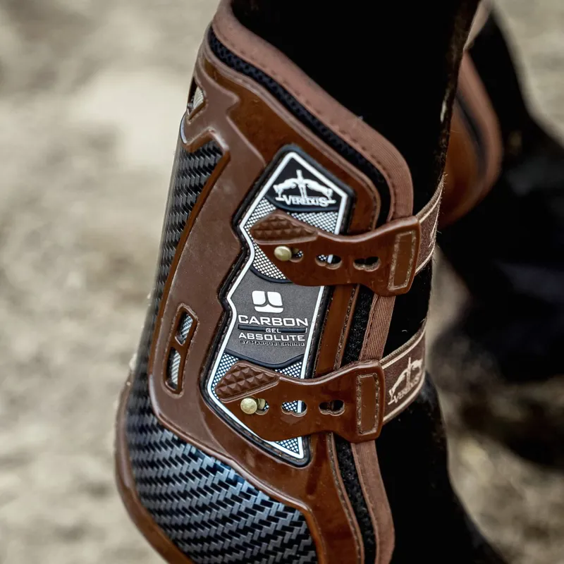Veredus Carbon Gel Absolute Front Tendon Boots - Brown-5