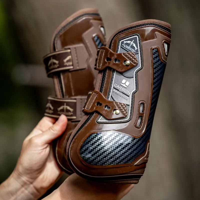 Veredus Carbon Gel Absolute Front Tendon Boots - Brown-2