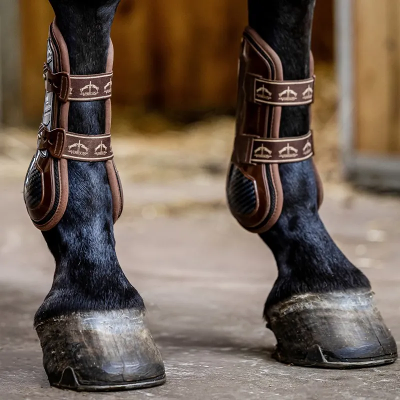 Veredus Carbon Gel Absolute Front Tendon Boots - Brown-1