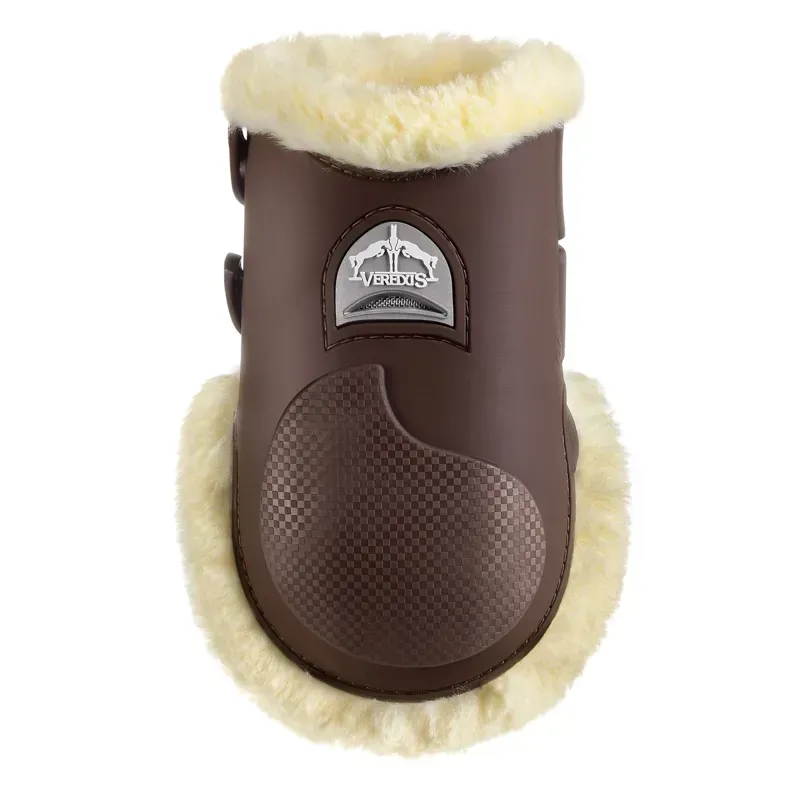 Veredus Carbon Gel Vento Save The Sheep Rear Fetlock Boots - Brown-2