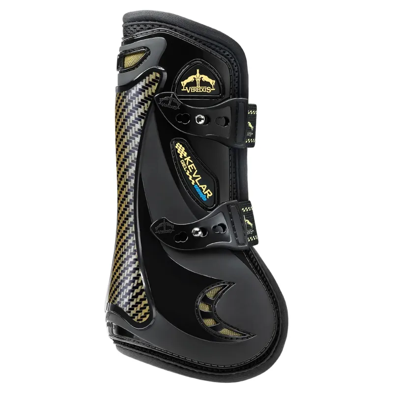 Veredus Kevlar Vento Front Tendon Boots - Black