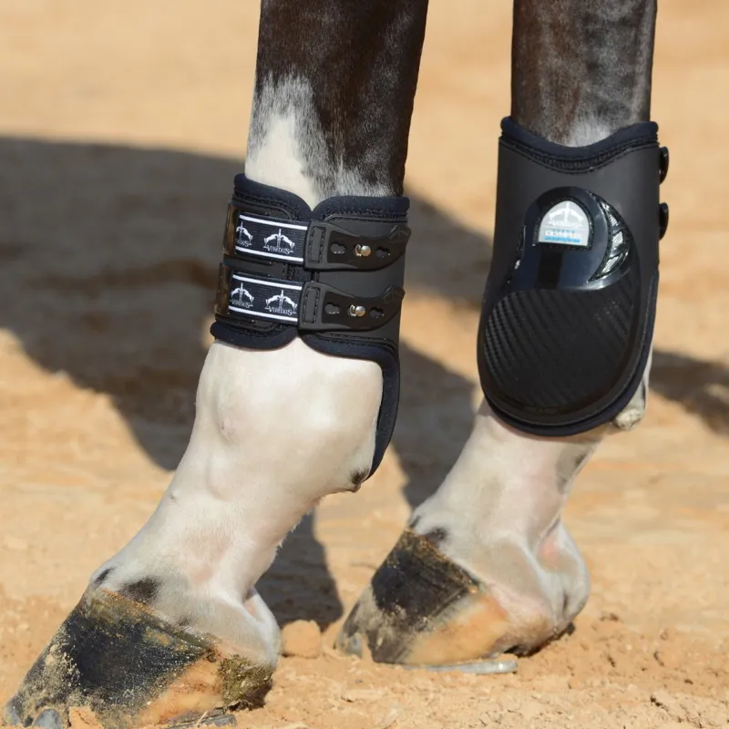 Veredus Olympus Vento Rear Fetlock Boots - Black-3