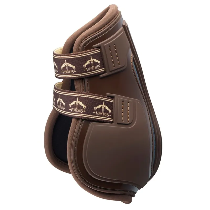 Veredus Pro Jump Active Elastic Hind Fetlock Boots - Brown-2