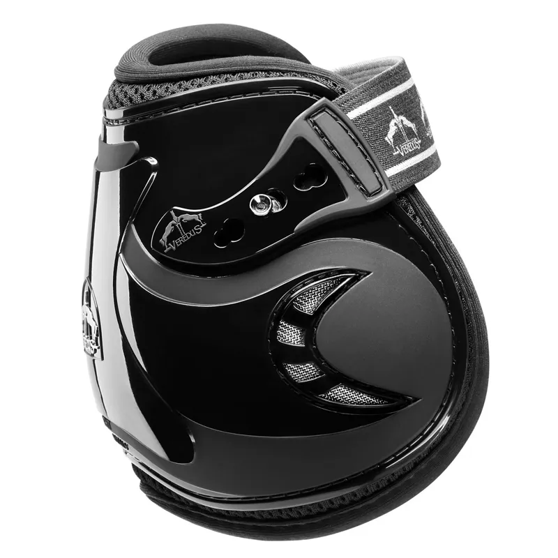 Veredus Pro Jump Short Vento Elastic Rear Fetlock Boots - Black