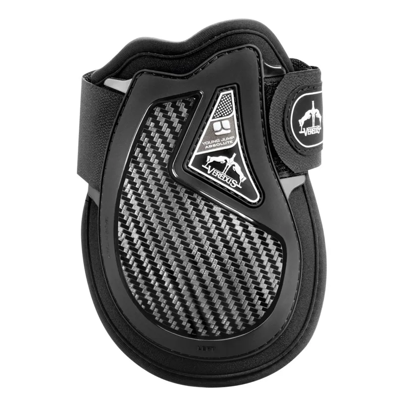 Veredus Young Jump Absolute Carbon Gel MX Hind Fetlock Boots - Black
