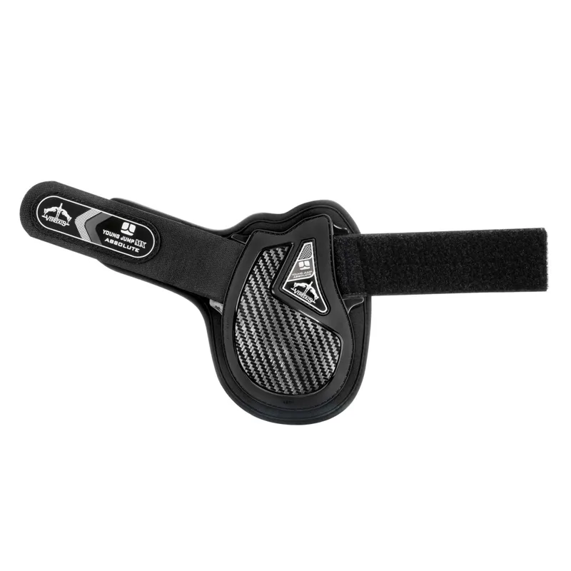 Veredus Young Jump Absolute Carbon Gel MX Hind Fetlock Boots - Black-1