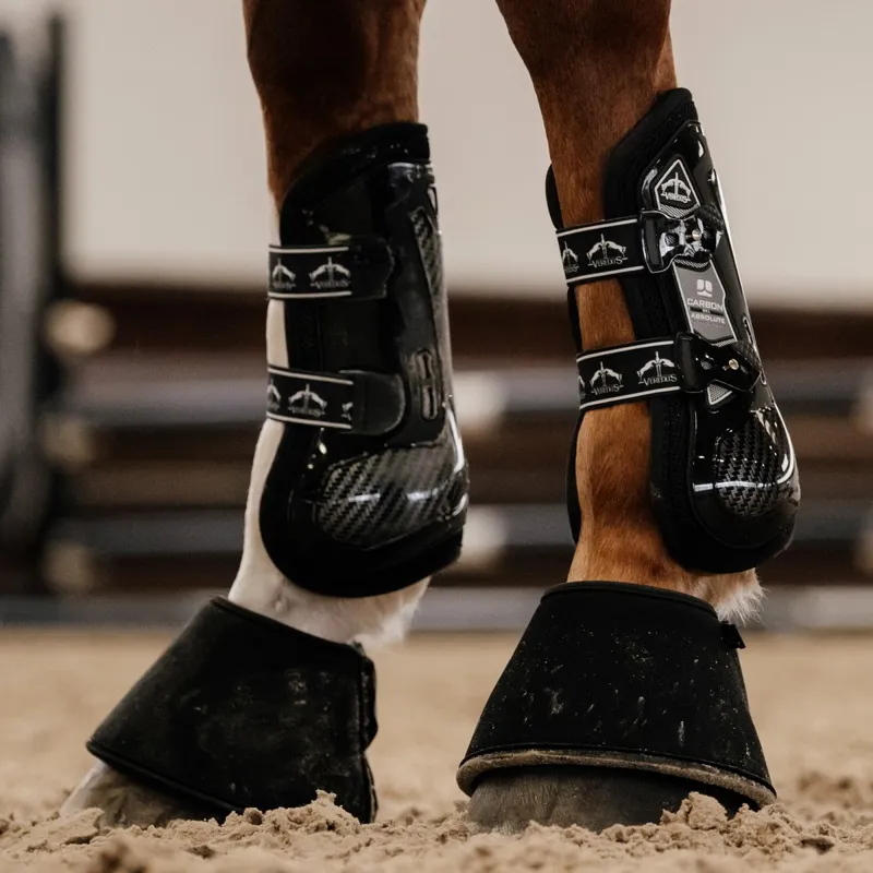 Veredus Carbon Gel Absolute Front Tendon Boots - Black-2