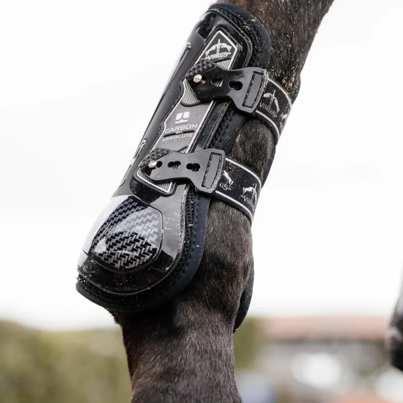 Veredus Carbon Gel Absolute Front Tendon Boots - Black-5