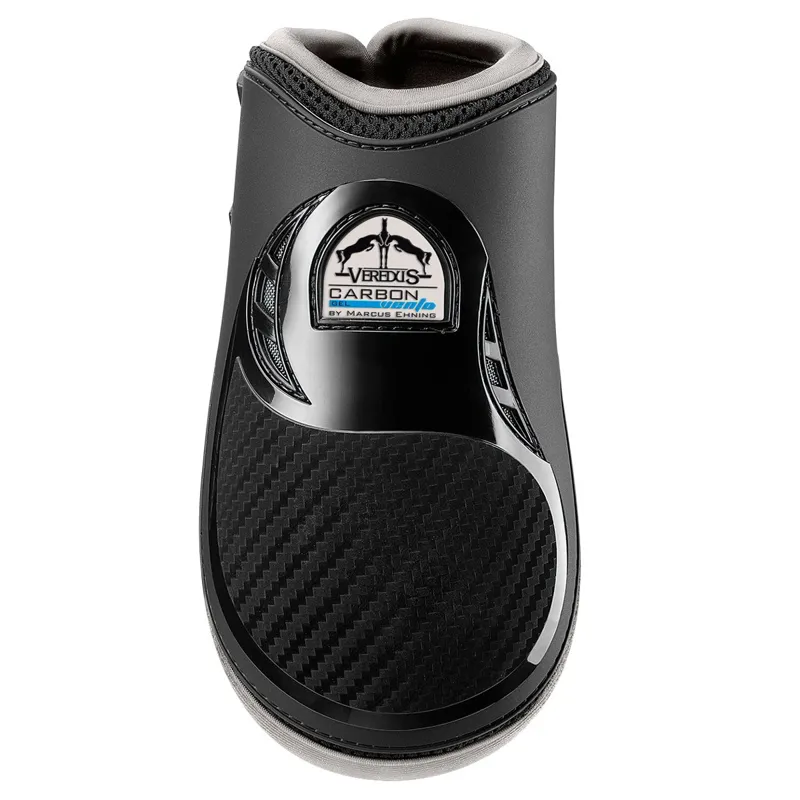 Veredus Nero Line Carbon Gel Vento Rear Fetlock Boots - Black/Ivory