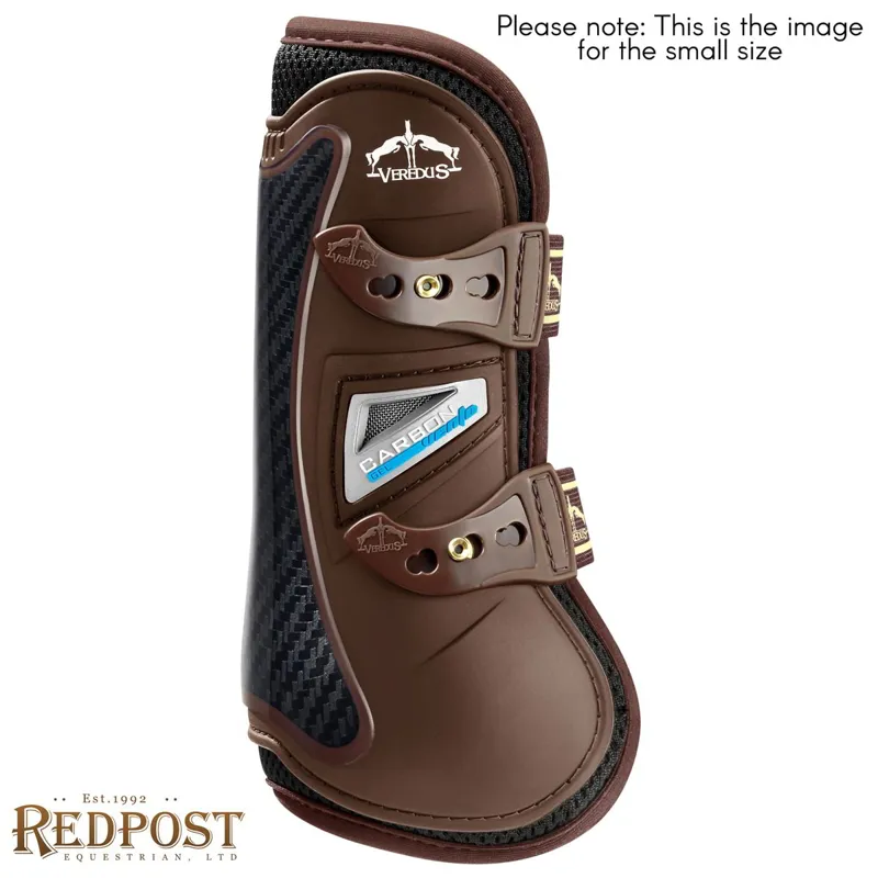 Veredus Carbon Gel Vento Front Tendon Boots - Brown-1