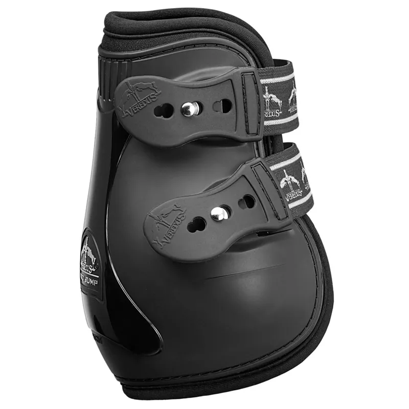 Veredus Pro Jump Elastic Hind Fetlock Boots - Black