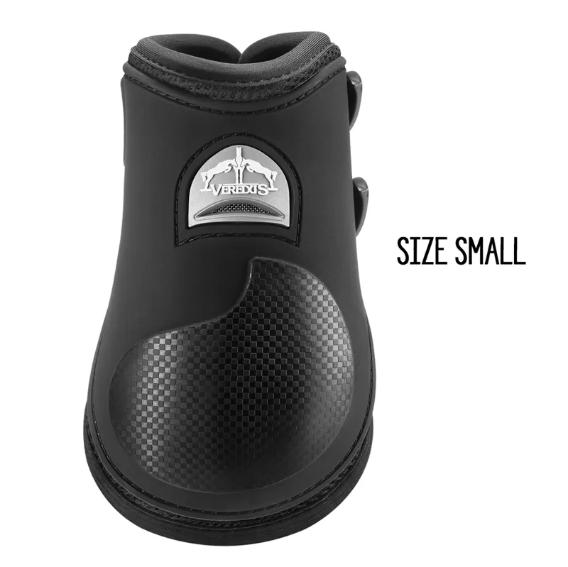 Veredus Olympus Vento Rear Fetlock Boots - Black-1
