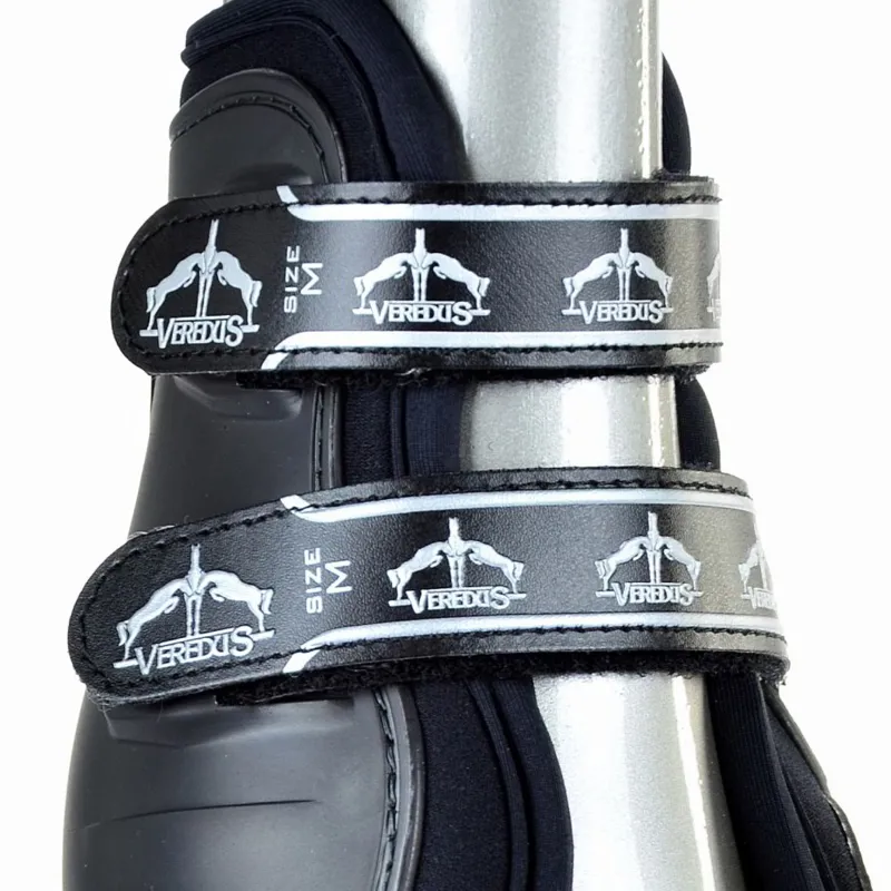 Veredus Pro Jump Replacement Velcro Fetlock Straps 4 Pack - Black