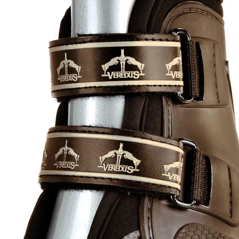 Veredus Pro Jump Replacement Velcro Fetlock Straps 4 Pack - Brown