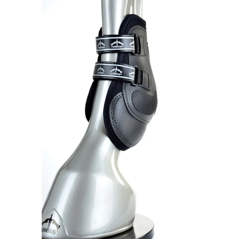 Veredus Pro Jump X-Pro Elastic Hind Fetlock Boots - Black-2