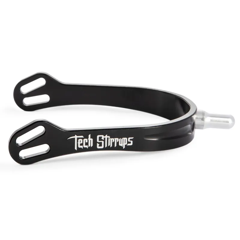Tech Stirrups Verona Long Spurs - Black