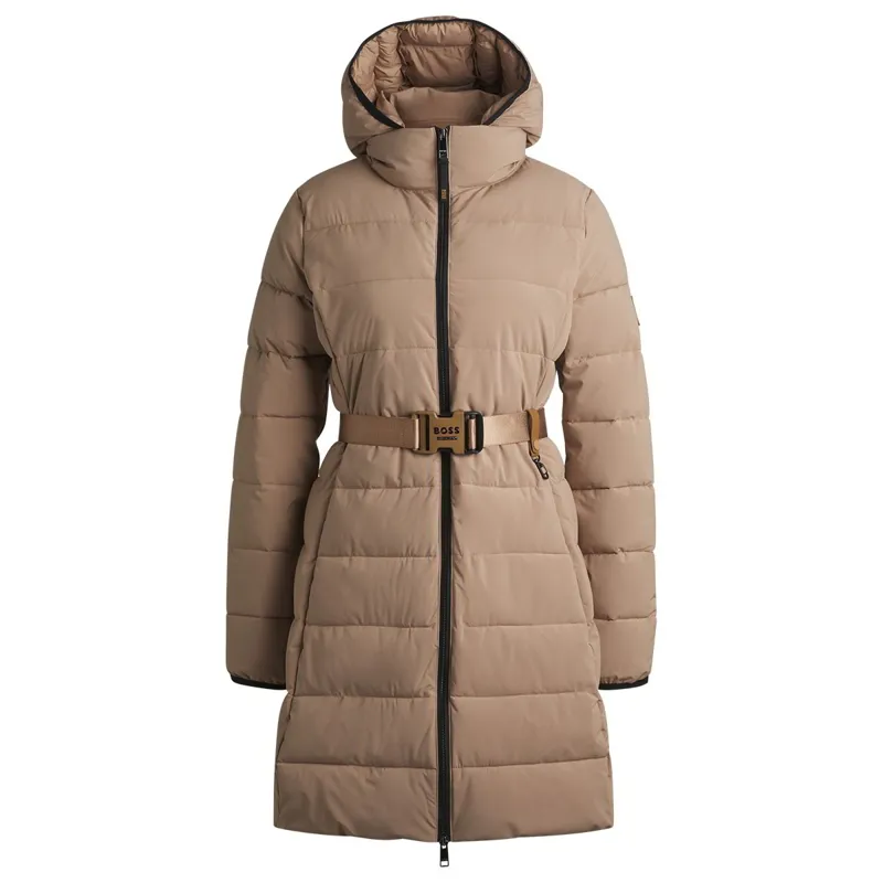 BOSS Equestrian Vespa Women's Puffer Coat - Camel-1