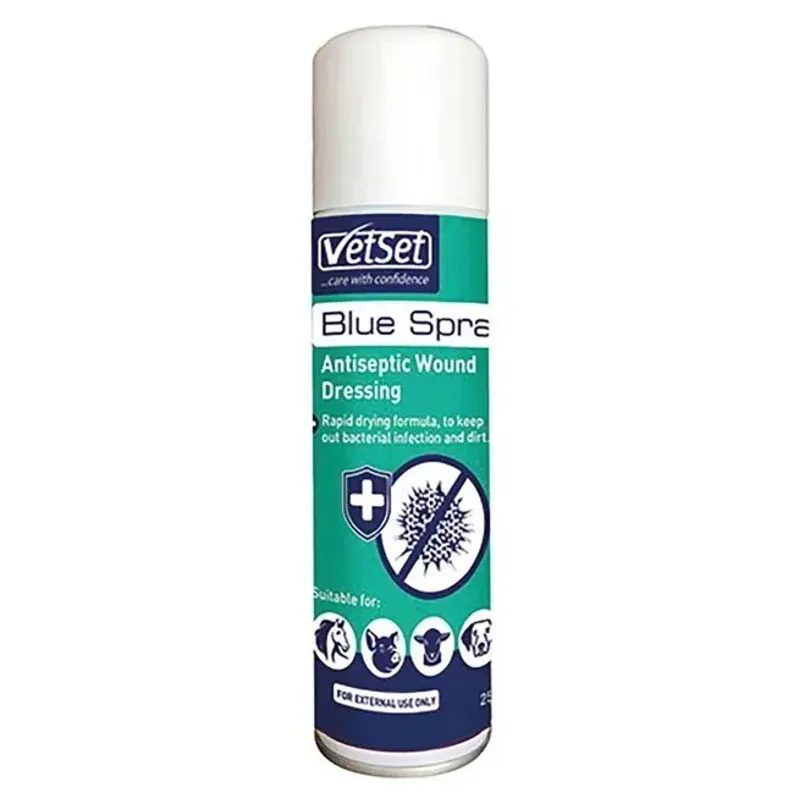 VetSet Blue Antiseptic Wound Dressing Spray