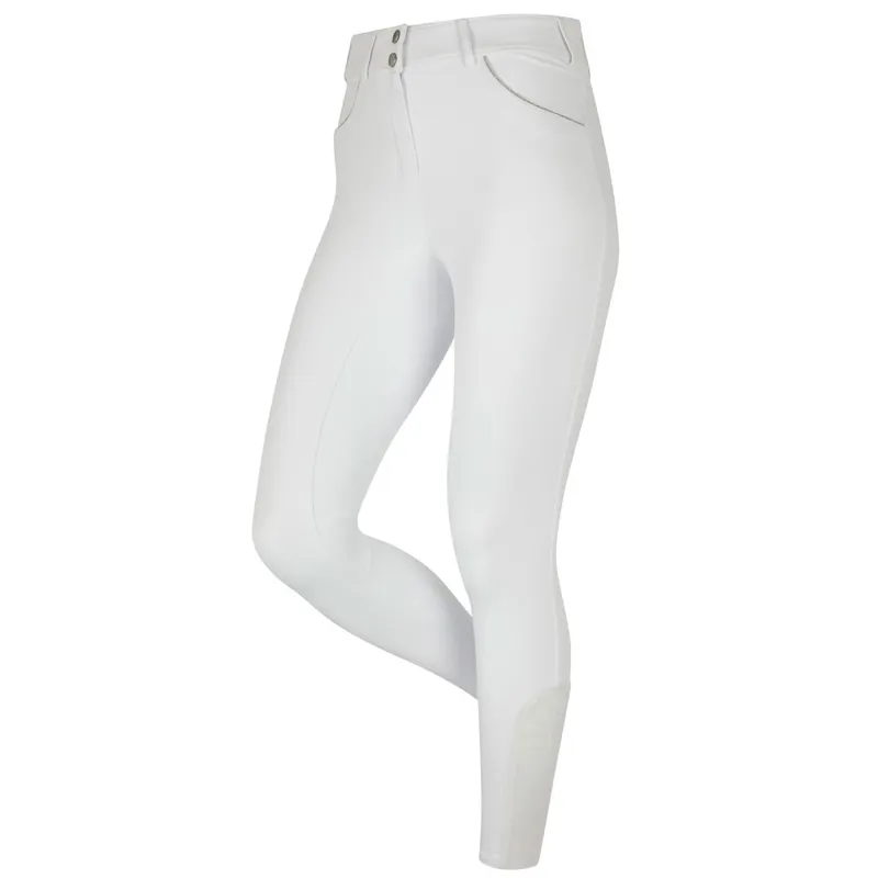 LeMieux Victoria Silicone Womens Competition Breeches - White
