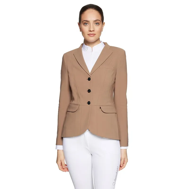 Samshield Victory Flower Crystal Womens Show Jacket - Camel