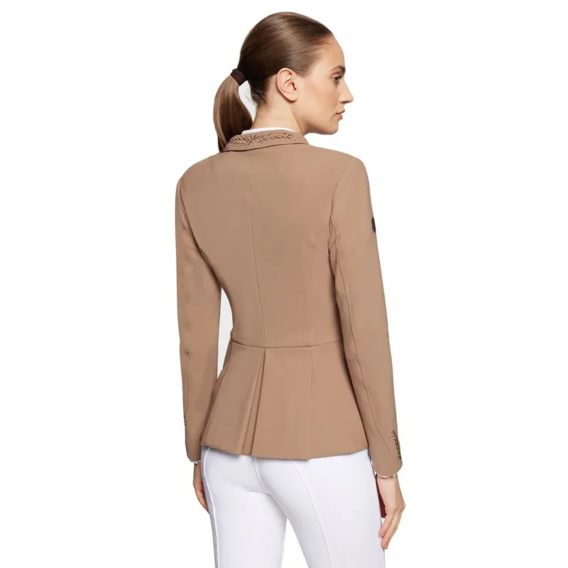 Samshield Victory Flower Crystal Womens Show Jacket - Camel-3