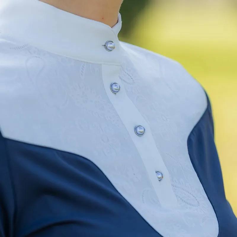 Woof Wear Vision Women's Show Shirt - Navy/White-2