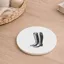 Vivid Squid Ceramic Coaster - Boots