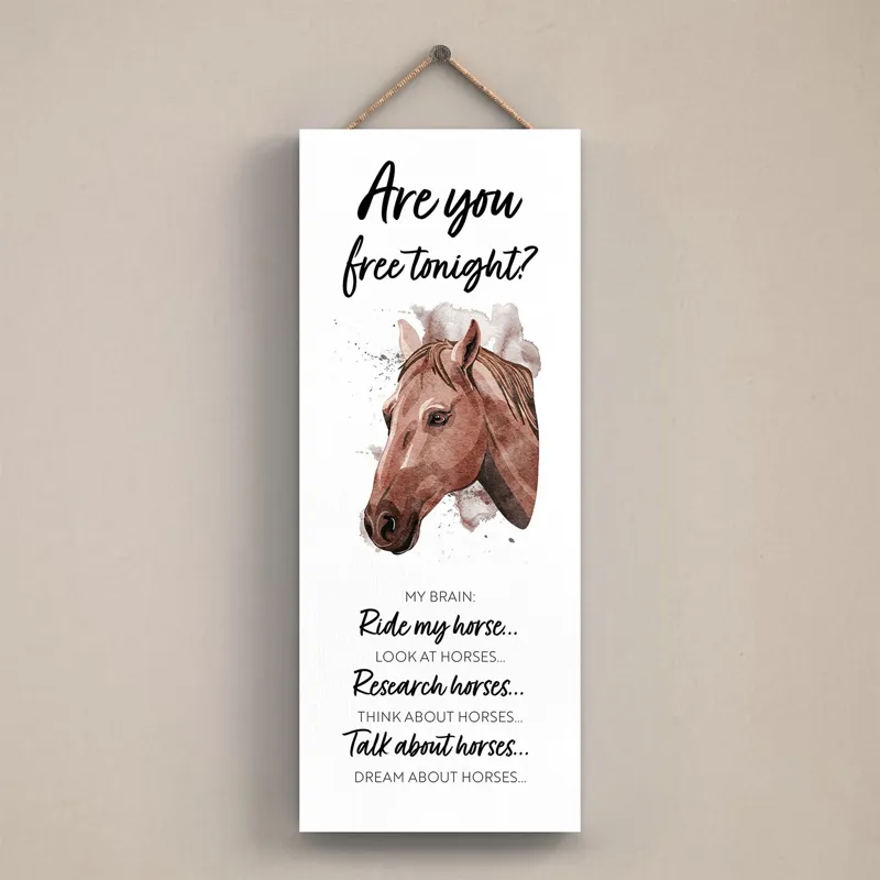 Vivid Squid Rectangle Plaque - Are You Free Tonight