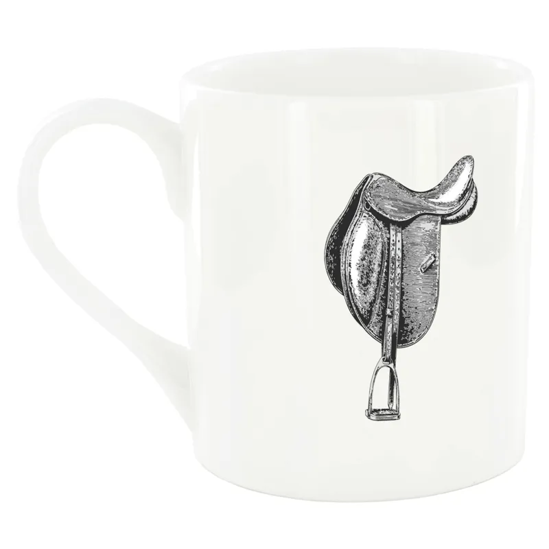 Vivid Squid Ceramic Mug - Saddle