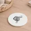 Vivid Squid Ceramic Coaster - Saddle