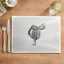 Vivid Squid Placemat - Saddle