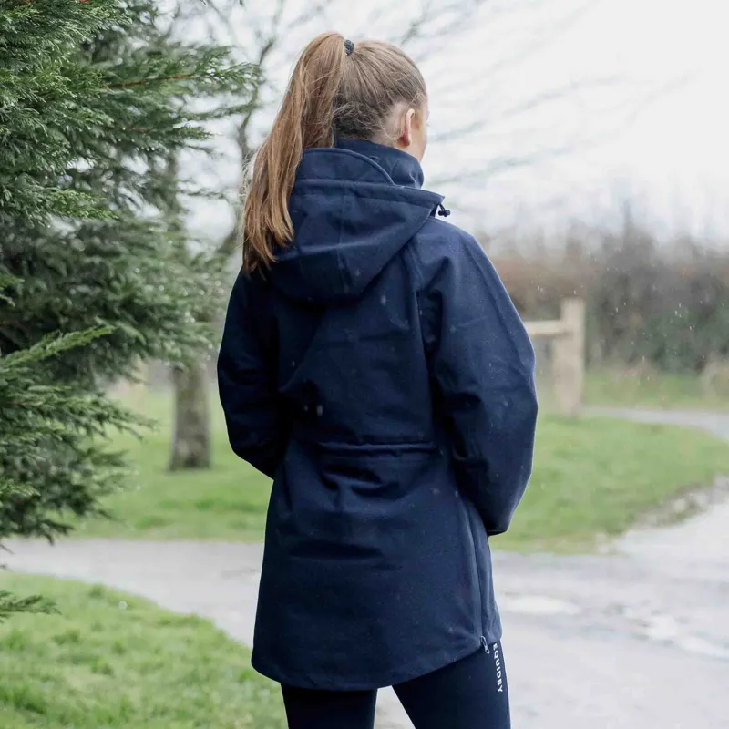 EQUIDRY Nevada Women's Waterproof Smock - Navy-2