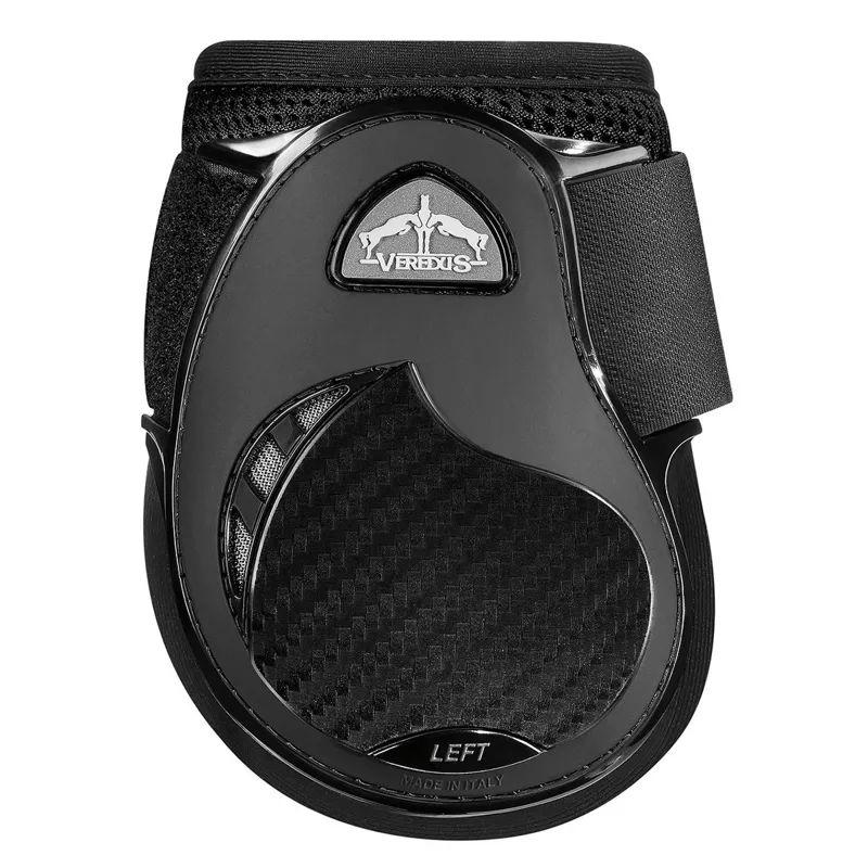 Veredus Young Jump Vento Rear Fetlock Boots - Black