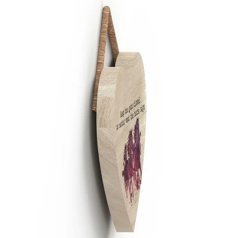 Vivid Squid Small Heart Plaque Keep the Gate Closed-1