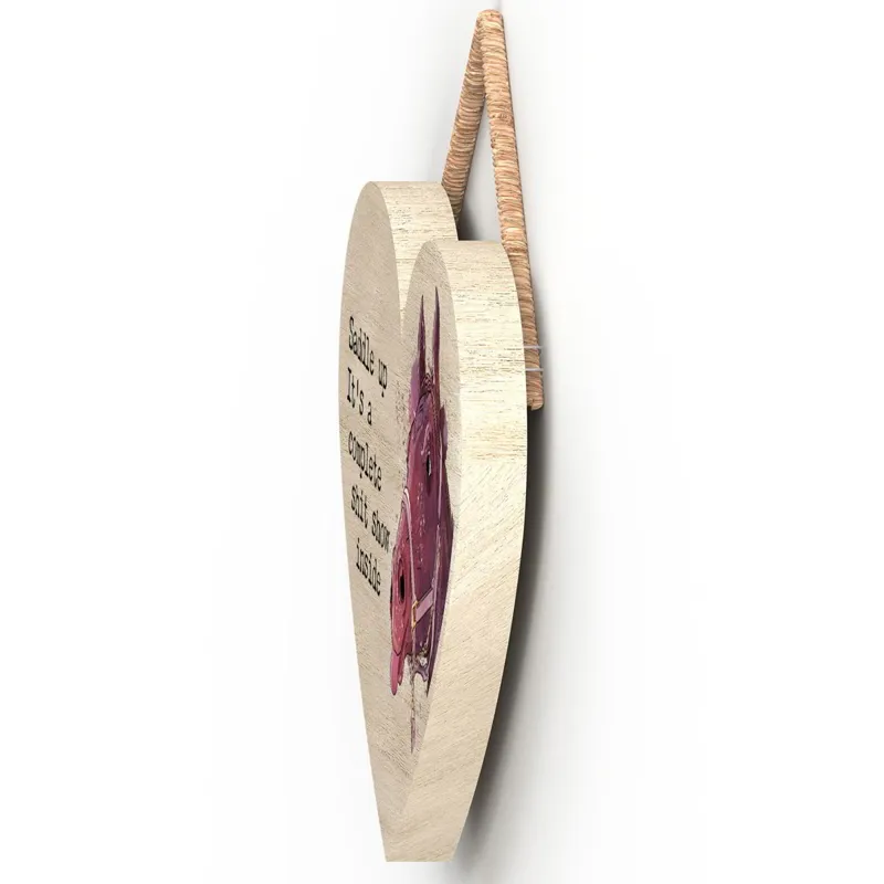 Vivid Squid Small Heart Plaque - Saddle Up-1