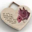 Vivid Squid Small Heart Plaque - Stunning